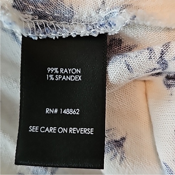 NWT TORRID Rayon Slub Waist Detail Blouson Sleeved Blouse in Floral White 2X - Picture 9 of 11